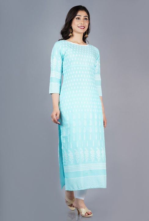 Post image We have Jaipuri designer Kurtis,dresses at wholesale prices.