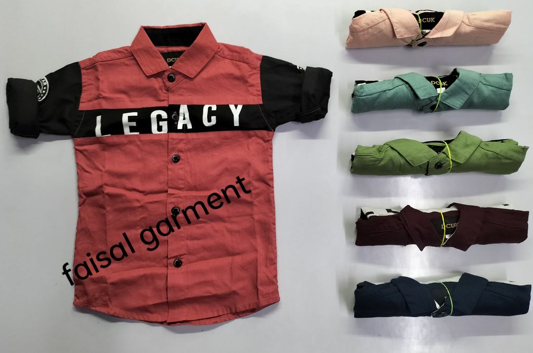 Kids shirt uploaded by Faisal garment on 1/17/2022