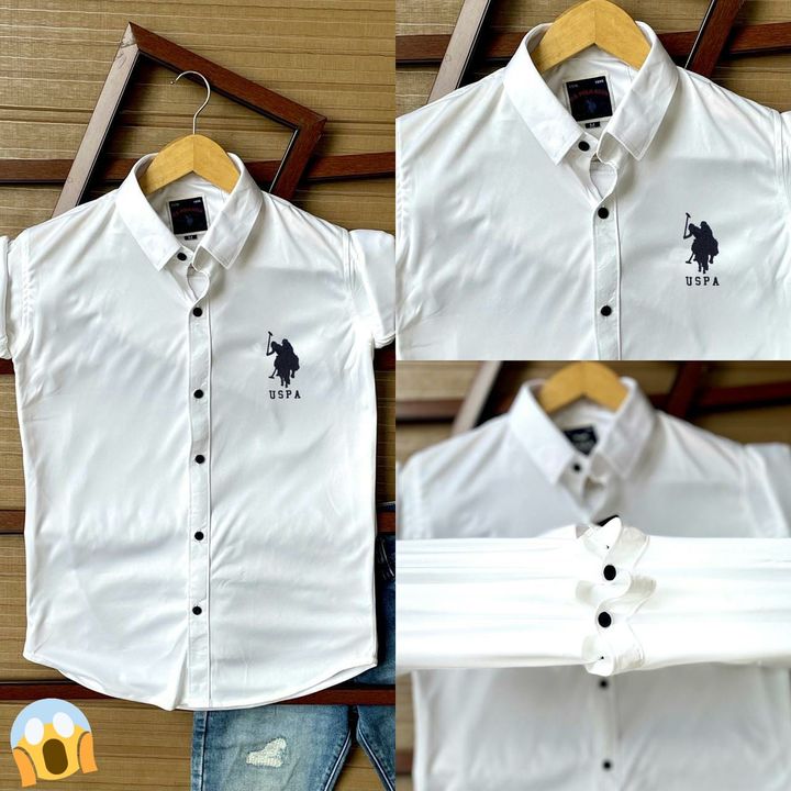 Post image ❣️❣️❣️❣️❣️❣️❣️
Brand -:-     *U.S. POLO*   😍😍🤩🤩.    _Quality SHIRTS_
__New designs in Lycra Shirts__.     🤩🤩👌👌👌
*Fabric:  PREMIUM QUALITY SUPER FINE 4WAY LYCRA BIO WASHED* *Regular FIT*
Sizes :-  *M-38   L-40 &amp;.   XL-42*
*Price :-  280 free shipping /-   Only*
*Single Pc PACKED*😍😍😍😍     💫💫💫
Whatsapp to order 👇https://bit.ly/33GMr3b