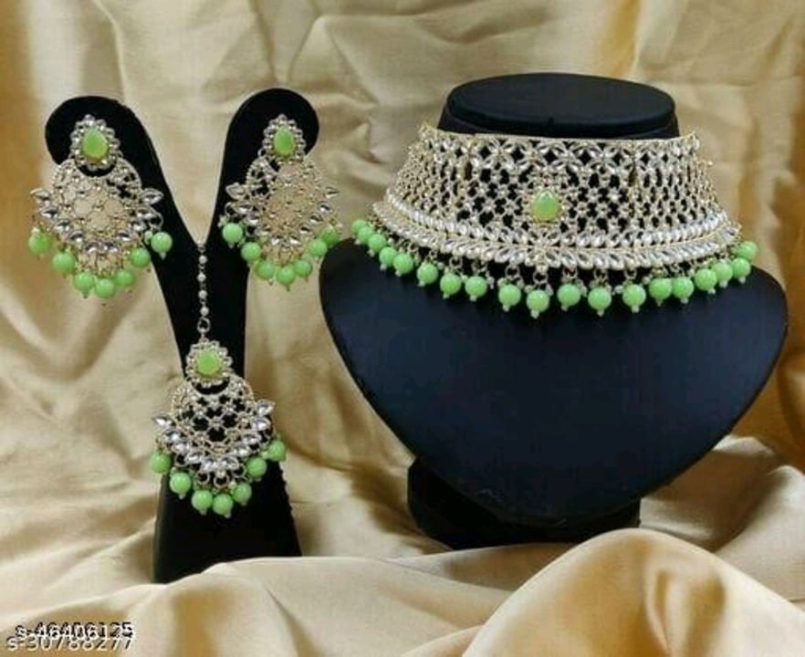 Catalog Name:*Trendy jewellery Set*
Base Metal uploaded by business on 1/17/2022