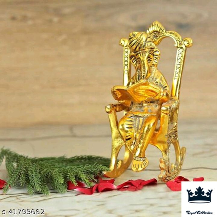 Metal Patta Ganesha Deepak For Home Décor 
Material: Metal uploaded by Royal collection on 1/17/2022