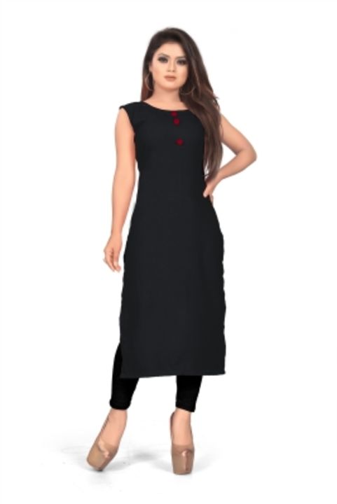 Women Solid Kurta

Color: Black, Blue, Grey, Yellow, pink

Size: S, M, L, XL

Color :Black

Color Co uploaded by business on 1/17/2022