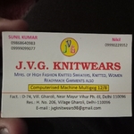 Business logo of JVG knitwears