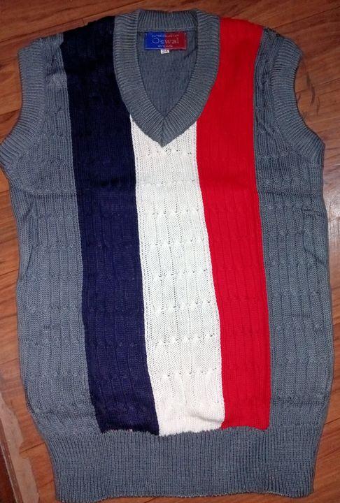Sleevless multicolored sweater for men uploaded by JVG knitwears on 1/17/2022