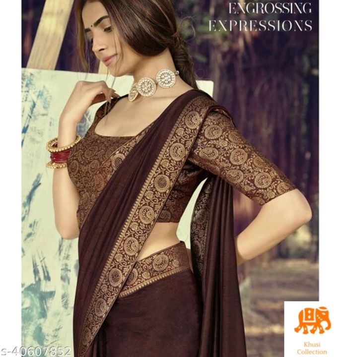 Post image Kashvi Petite SareesSaree Fabric: Vichitra SilkBlouse: Running BlouseBlouse Fabric: JacquardMultipack: SingleSizes: Free Size (Saree Length Size: 5.5 m, Blouse Length Size: 0.8 m) 
Country of Origin: India