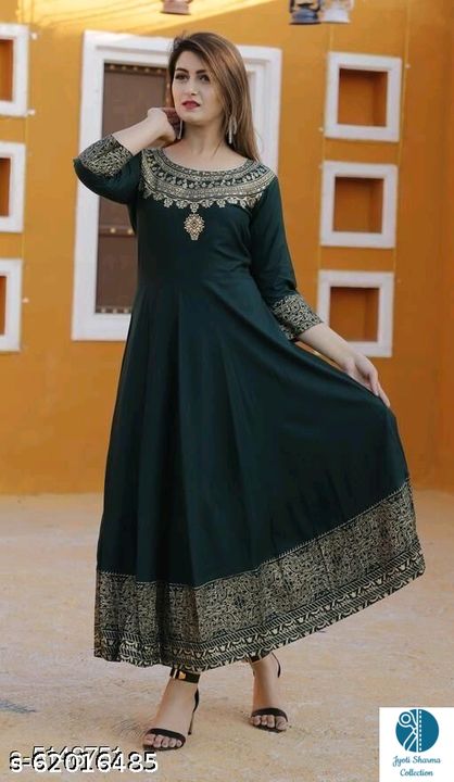 anarkali    kurti plazzo uploaded by Online Shopping in India on 1/18/2022