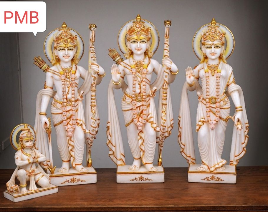 Ram Laxman sita marble statue  uploaded by business on 1/18/2022