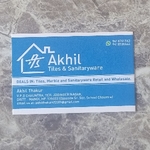 Business logo of Akhil Tiles And Sanitary ware