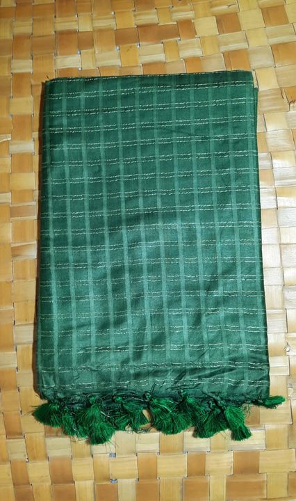 Katan dobi weaving saree with blouse uploaded by Apparelsnishu on 1/18/2022