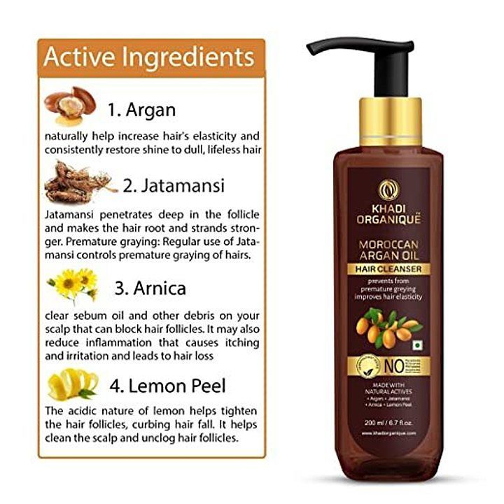 Argan Oil Hair Cleanser Shampoo 200ml  uploaded by business on 10/2/2020