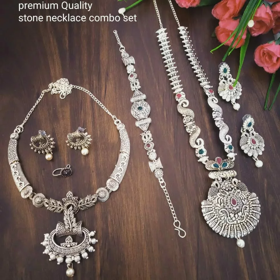 Post image Necklace combo set 730 +shipping/-rs