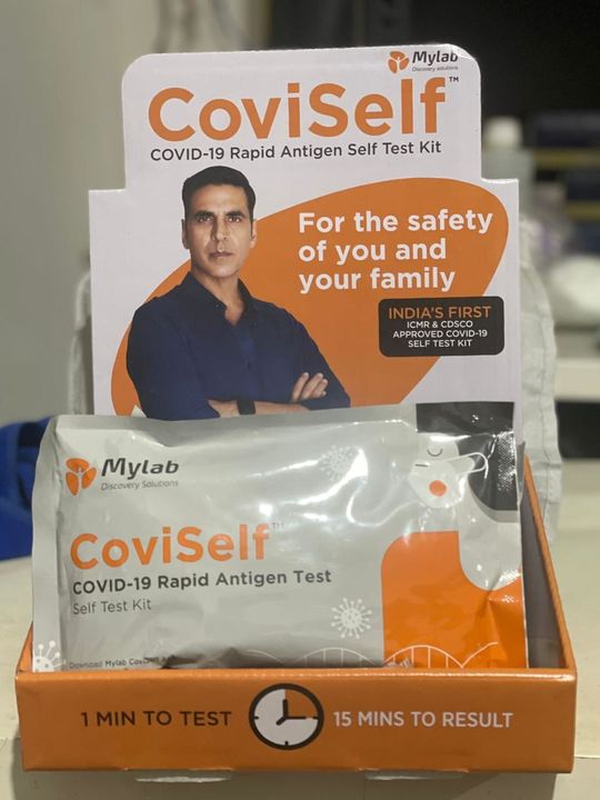 Covid Antigen test kit uploaded by business on 1/18/2022