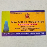 Business logo of Maa ambay industries