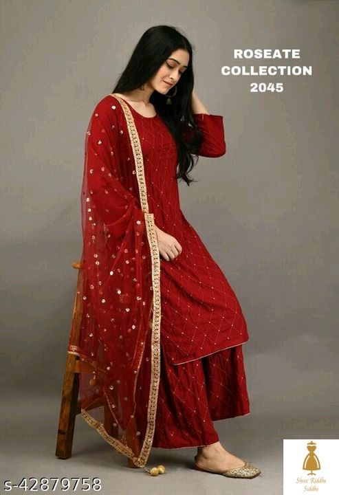 Women dupatta set uploaded by Shree Riddhi Siddhi Fashion Store on 1/18/2022