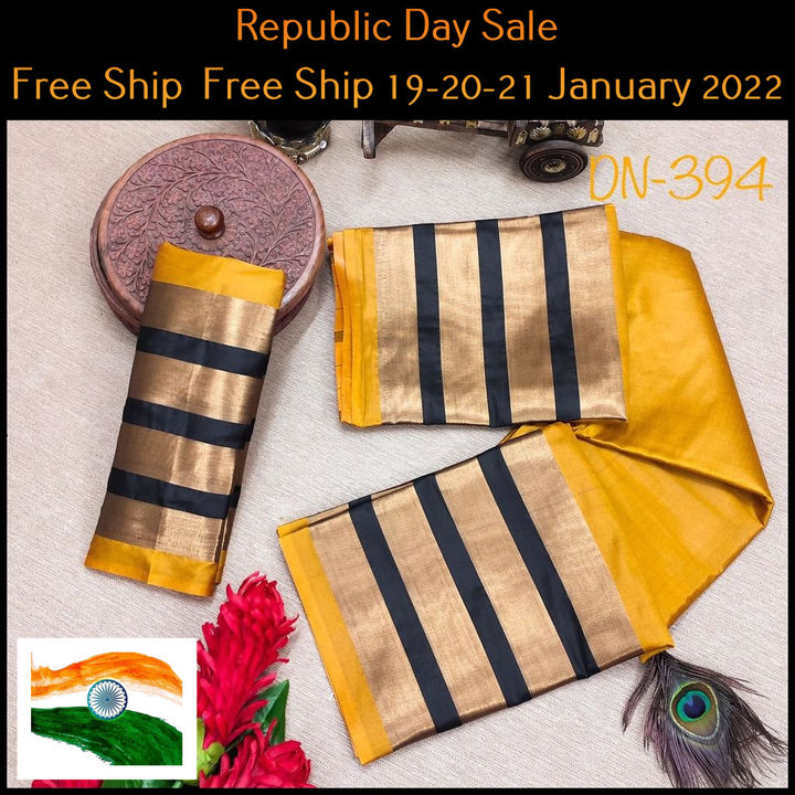 Banarasi pure Lichi soft silk uploaded by Dhaarmi Fashion on 1/18/2022