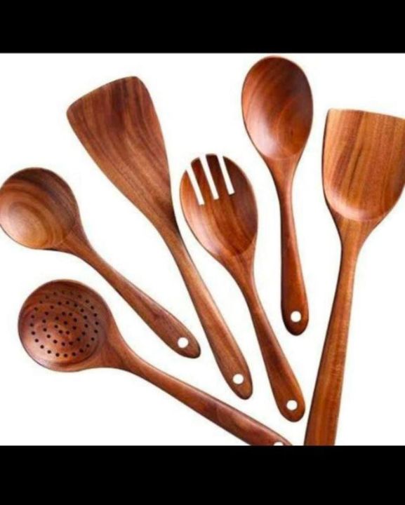 Primium Quality Sheesham wood cutlery Set uploaded by Own Art Store on 1/18/2022