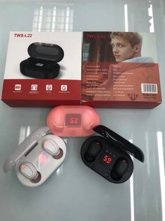 Post image I want 50 Pieces of L22 tws earbuds .
Below are some sample images of what I want.