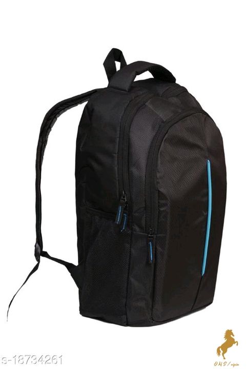 Kim Bag Black Polyester Bagpack for Teenagers  uploaded by O M S / vipin on 1/19/2022