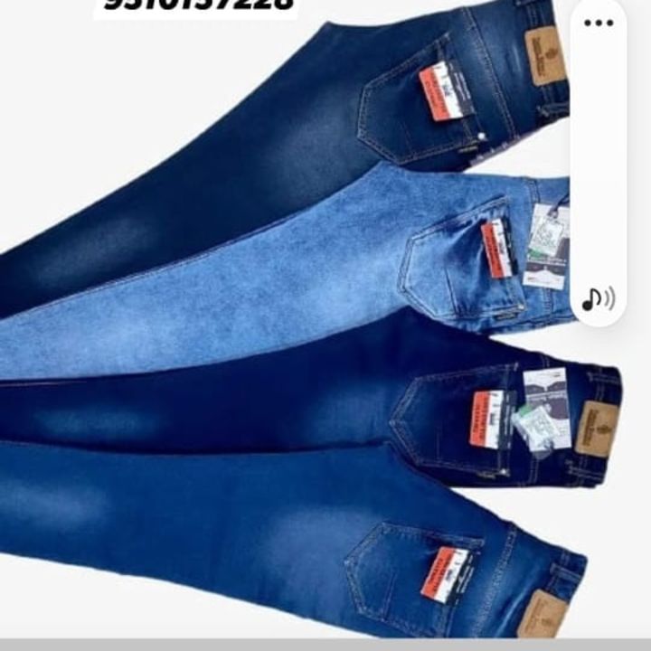 Post image **Own stock**
*Mens Denim**Brand # Fashion Strife 11*



*Size : 28 To 38*
*Price. 649+ shipping *
Quality 👌👌👌Fabric. 👌👌👌
Full stock available

Pls dnt compare with cheap quality 

Only 124 pieces in stock take open orders without any query