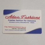 Business logo of Adaa Fashions
