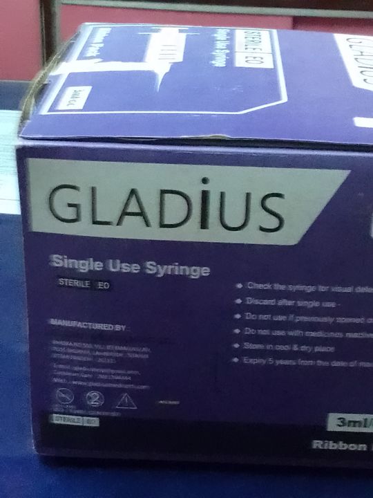 Post image We r the distributor of gladius syring. All r 3&amp; 5 MLS available.
