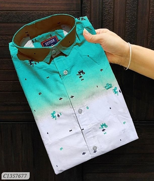 :* Cotton Printed Full Sleeves Slim Fit Shirts uploaded by Chetan world on 10/2/2020