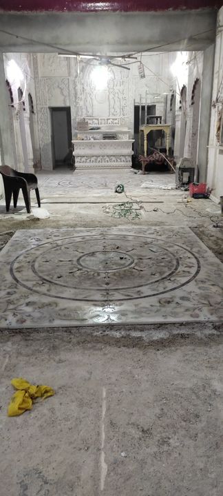 Inlay work marble floor uploaded by M.H.BHATI MARBLES on 1/19/2022