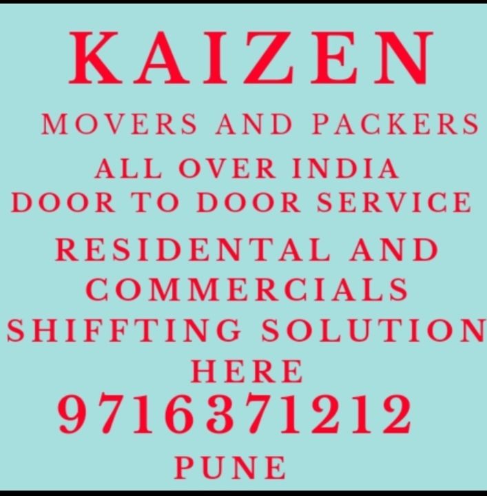 #KAIZEN MOVERS AND PACKERS  uploaded by #KAIZEN MOVERS AND PACKERS on 1/20/2022