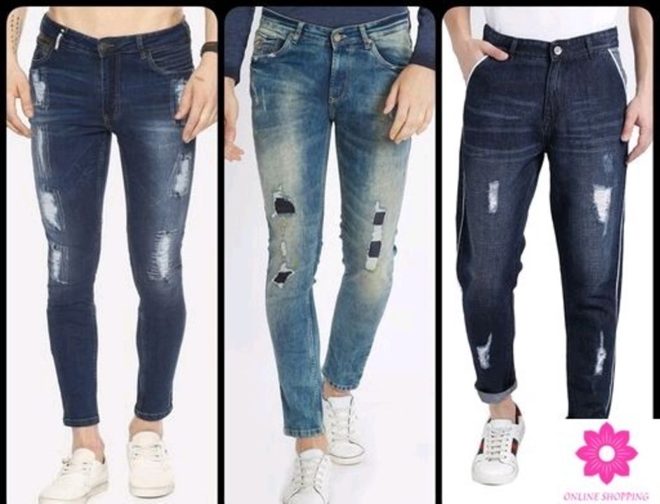 Elagant trandy men jeans for combo uploaded by Online Shopping Centre on 1/20/2022
