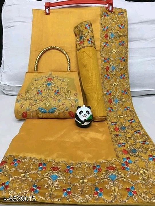 Saree Storage Bags Brown Colour With Golden Colour Small Leaf Design. –  lakshya bags