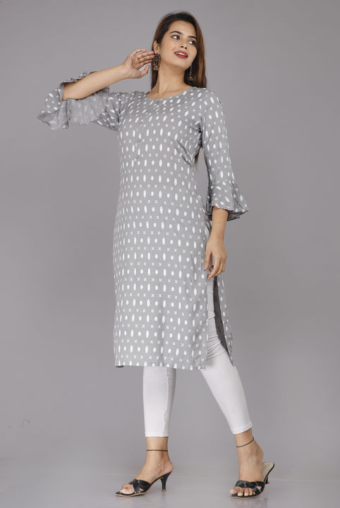 Straight kurti simple uploaded by Lucky fab tex on 1/20/2022