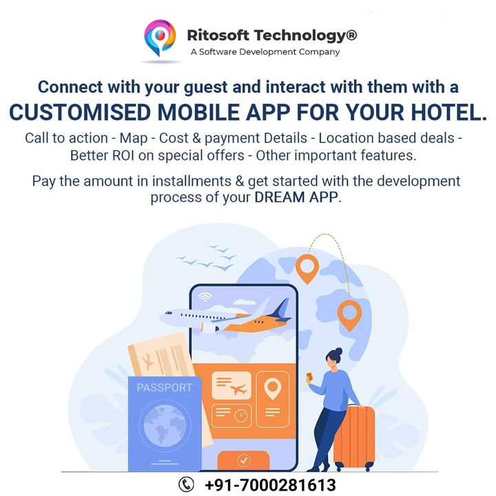 Hotel management App with Admin panel uploaded by Jyoti IT Solutions on 1/20/2022