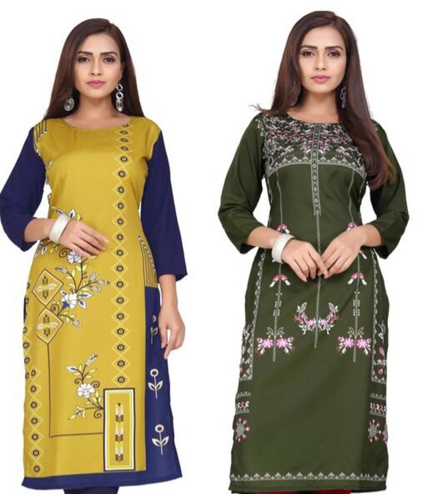Combo of 2 kurti uploaded by business on 1/20/2022