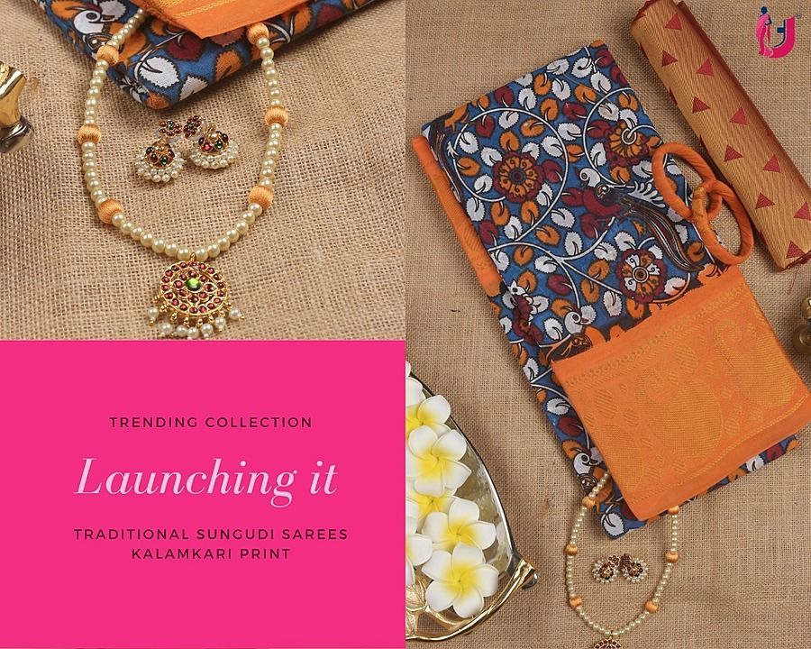 Kalamkari print Sarees collection uploaded by A1 Best Collections on 10/2/2020