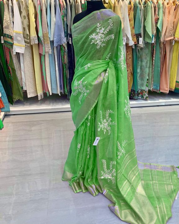 Cotton saree uploaded by Ibrahim Textile on 1/20/2022