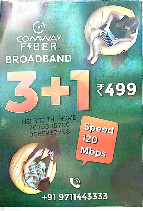 Comway fiber broadband uploaded by COMWAY FIBER BROADBAND on 1/20/2022