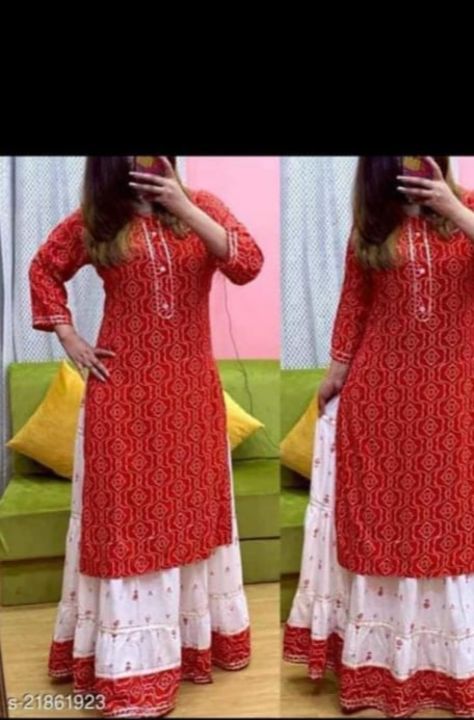 Kurti with skirt uploaded by business on 1/21/2022