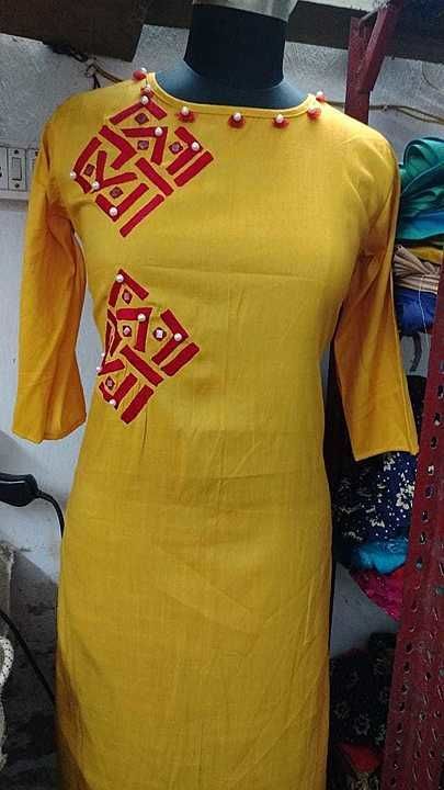 Embroidery kurti uploaded by business on 10/2/2020