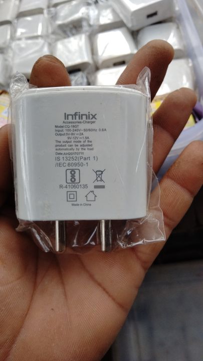 Gionee/Tecno/Infinix 9volt 18wat 2amp original Adoptor Fast charging  uploaded by Malik Mobile Accessories Whole sale on 1/21/2022