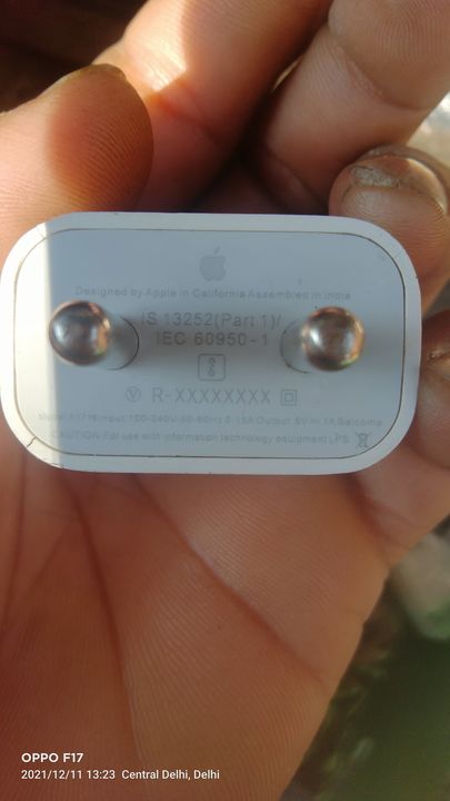 Apple original wala Adoptor uploaded by Malik Mobile Accessories Whole sale on 1/21/2022