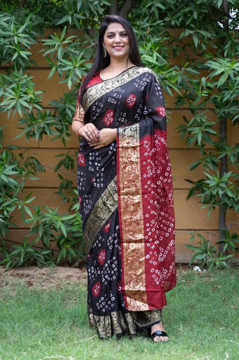 Bandhani saree uploaded by business on 1/21/2022