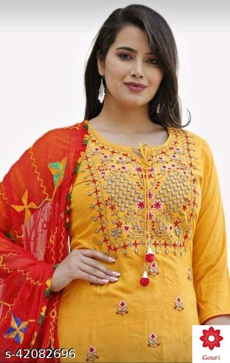 Aishani Pretty Women Dupatta Set uploaded by Gouri cosmetic online business on 1/21/2022