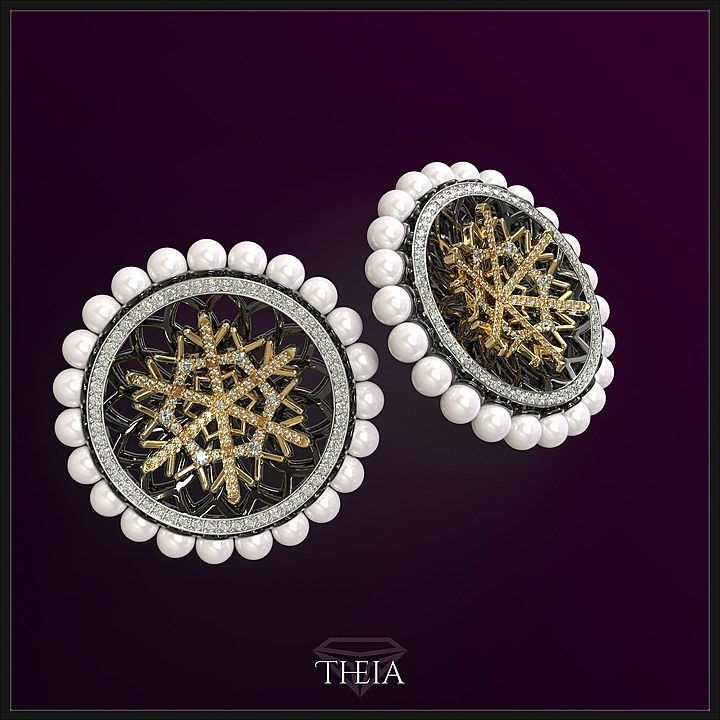 Iceflake earrings  uploaded by Theia jewellery  on 10/3/2020