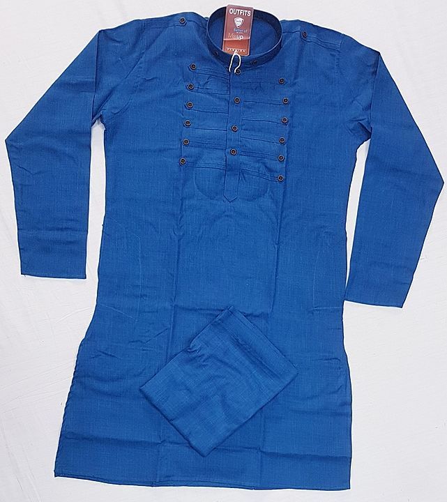 colour matching kurta pajama for men uploaded by murtuza chikan handicraft on 6/10/2020