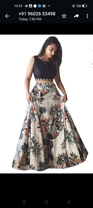 Post image I want 200 Pieces of Crop top saree lehenga.
Below is the sample image of what I want.