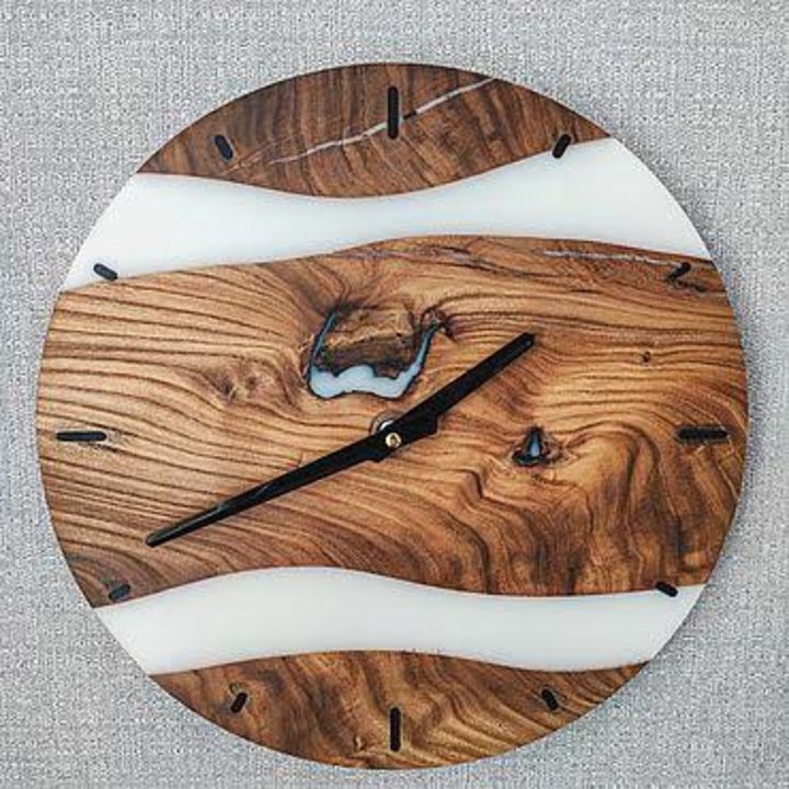 Wooden and epoxy resin watch  uploaded by Brown Diamond 💎  on 1/21/2022