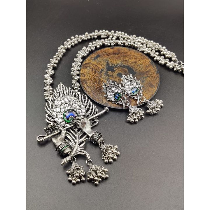 Murli Stone long chain necklace uploaded by JWELLERY WALE BHAIYYA on 1/21/2022