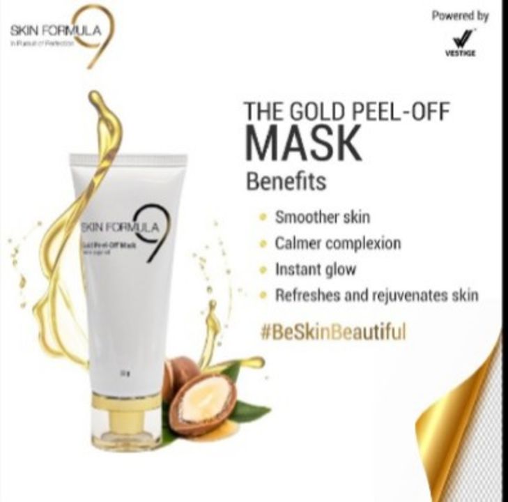 Gold peel off mask uploaded by SocialSeller _beauty_and_helth on 1/22/2022
