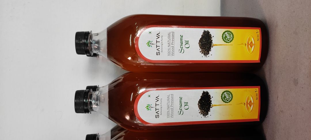 Wood Pressed Sesame Oil uploaded by Sattva Cold Pressed Oil Mill on 1/22/2022