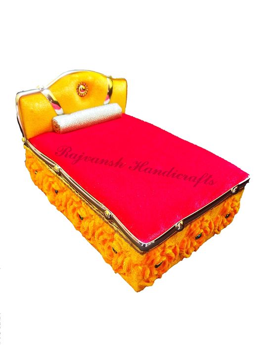 Laddu gopal bed uploaded by Rajvansh Handicrafts on 1/22/2022